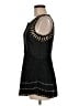 Tory Burch 100% Cotton Black Sleeveless Blouse Size 8 - photo 5