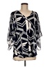 Alfani Black 3/4 Sleeve Blouse Size M - photo 1