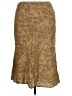 Gap 100% Rayon Animal Print Tan Casual Skirt Size XL - photo 2