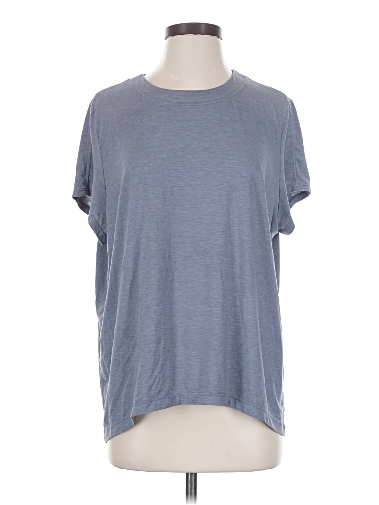 Pre-owned Athleta Short Sleeve T-shirt In Gray