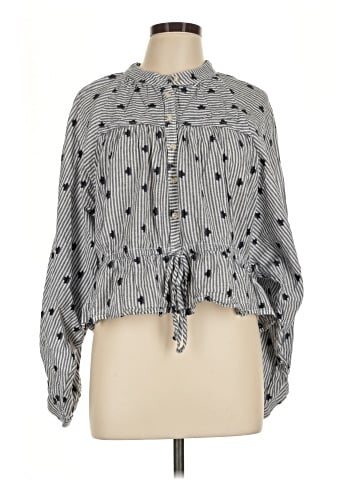 Pilcro Long Sleeve Blouse (view 1)