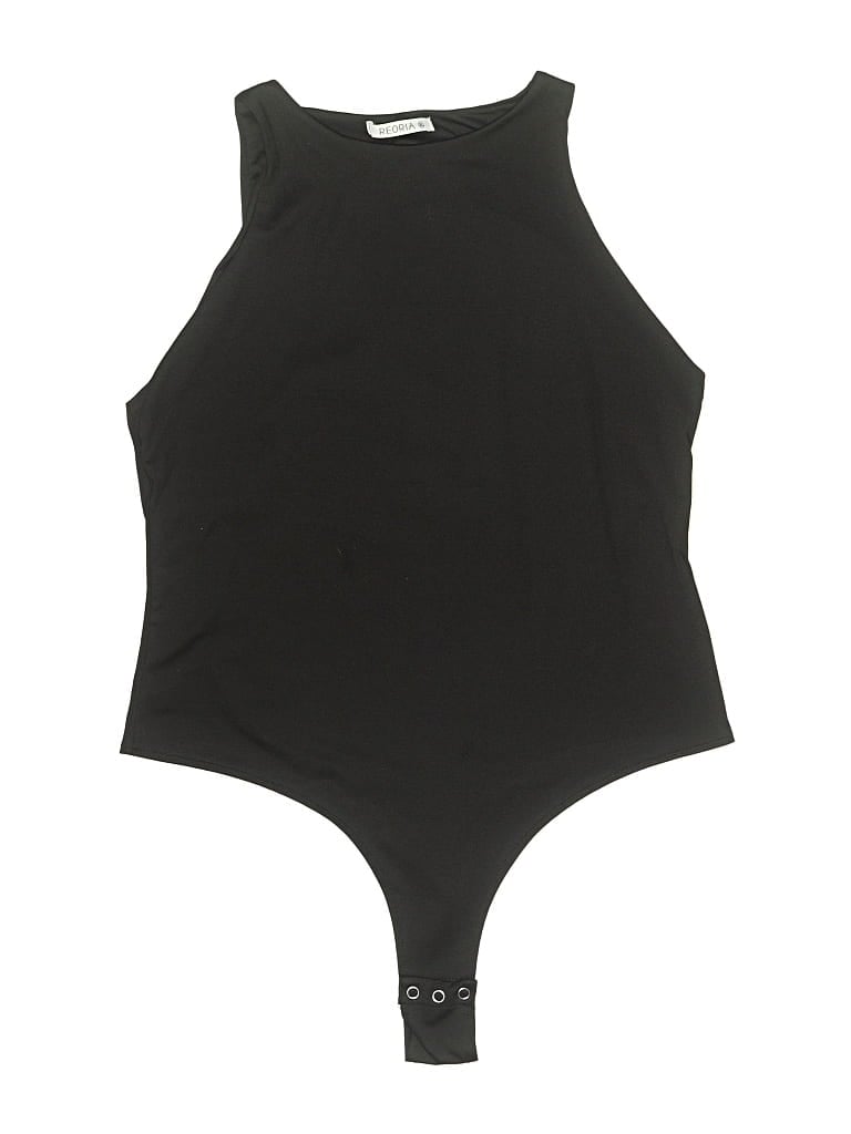 Pre-owned Reoria Bodysuit In Black