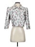 Gal Meets Glam Floral Ivory Jacket Size 4 - photo 1