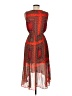 Hazel 100% Polyester Print Red Cocktail Dress Size M - photo 2