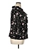 Sag Harbor 100% Polyester Floral Black 3/4 Sleeve Blouse Size 16 - photo 4
