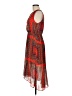 Hazel 100% Polyester Print Red Cocktail Dress Size M - photo 5
