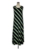 Exist Stripes Green Casual Dress Size XL - photo 1