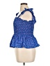 Lilly Pulitzer 100% Elastic Blue Sleeveless Blouse Size XL - photo 5