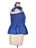 Lilly Pulitzer 100% Elastic Blue Sleeveless Blouse Size XL - photo 4