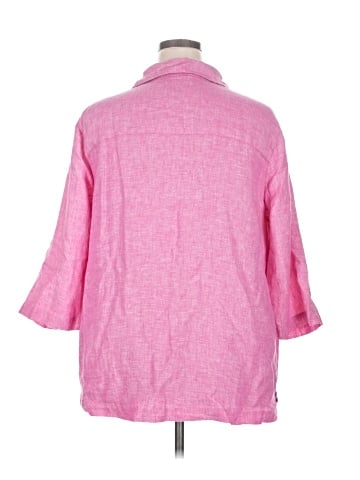 Tahari 3/4 Sleeve Button-Down Shirt (view 2)