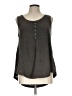 Very J Gray Sleeveless Top Size L - photo 1