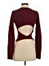 Lulus Burgundy Long Sleeve Top Size S - photo 2
