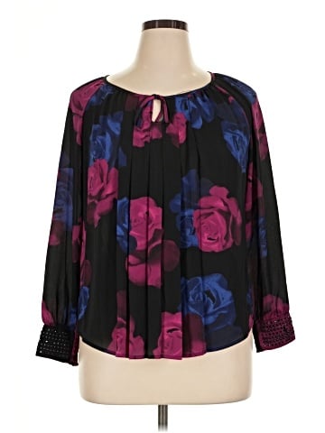 Alfani 3/4 Sleeve Blouse (view 1)