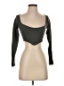 Zara Gray Green Long Sleeve Top Size XS - photo 1