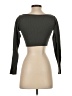 Zara Gray Green Long Sleeve Top Size XS - photo 2