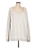 Aerie 100% Cotton Silver Pullover Sweater Size L - photo 1