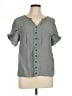 Unbranded Gray Short Sleeve Blouse Size L - photo 1