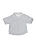 Zara Blue Short Sleeve Button-Down Shirt Size 12-18 mo - photo 1