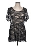 Deb Black Short Sleeve Top Size L (estimated) - photo 1