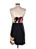 Tibi 100% Silk Graphic Black Cocktail Dress Size P (petite) - photo 2