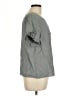 Unbranded Gray Short Sleeve Blouse Size L - photo 4