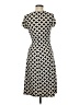 Jonathan Martin Polka Dots Ivory Casual Dress Size 6 - photo 2