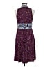 Wisp Paisley Purple Casual Dress Size 8 - photo 2