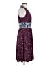 Wisp Paisley Purple Casual Dress Size 8 - photo 4