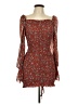 Blush 100% Polyester Paisley Red Cocktail Dress Size L - photo 1