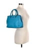 MICHAEL Michael Kors 100% Leather Solid Blue Leather Satchel One size - photo 2