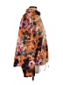 Out From Under 100% Polyester Floral Orange Pullover Hoodie Size S - photo 4