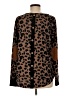 Pink Clover Animal Print Brown Pullover Sweater Size M - photo 2