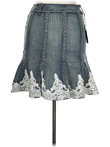 Red Camel Denim Skirt (view 1)