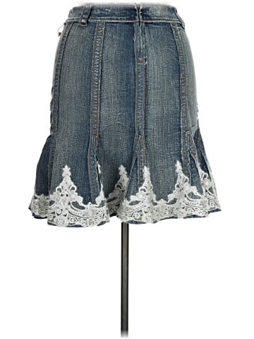 Red Camel Denim Skirt (view 2)