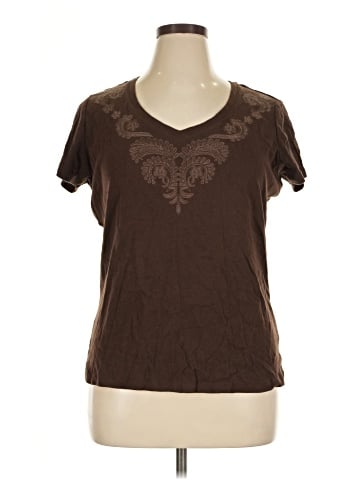 St. John's Bay Short Sleeve Top (view 1)