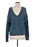 Lucky Brand 100% Cotton Blue Pullover Sweater Size S - photo 1