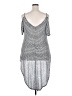 Torrid 100% Polyester Gray Short Sleeve Top Size 1X Plus (1) - photo 2