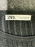 Zara Metallic Black Pullover Sweater Size S - photo 7