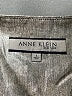 Anne Klein Metallic Silver Short Sleeve Blouse Size 6 - photo 7