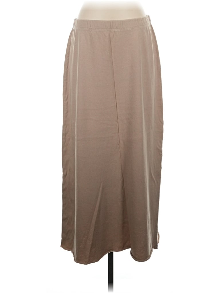 Pre-owned Eileen Fisher Casual Skirt In Tan
