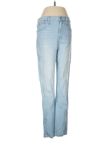 Madewell Tall Slim Demi-Boot Jeans in Bellmeade Wash (view 1)