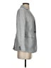 Ann Taylor LOFT 100% Cotton Chevron-herringbone Gray Blazer Size 4 Petite - photo 4