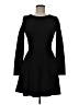 Lulus Solid Black Casual Dress Size M - photo 1