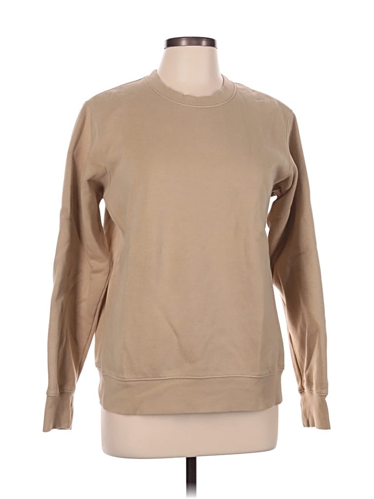 Pre-owned Unbranded Sweatshirt In Tan