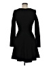 Lulus Solid Black Casual Dress Size M - photo 2