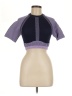Fabletics Purple Short Sleeve Turtleneck Size L (estimated) - photo 1