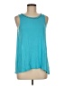 Jennifer Lopez Teal Sleeveless Top Size M - photo 1