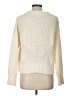 Pink Rose 100% Acrylic Color Block Ivory Pullover Sweater Size L - photo 2