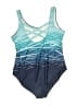 Unbranded Graphic Blue One Piece Swimsuit Size XL - photo 2