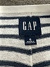 Gap Stripes Blue Silver Pullover Sweater Size S - photo 7